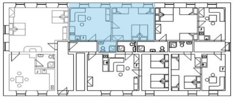 Mapa apartmánů - Jonáš